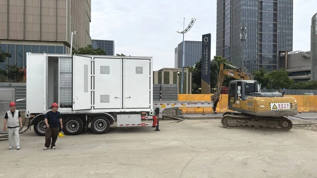HQESS mobile charging vehicle delivered for an earthworks project